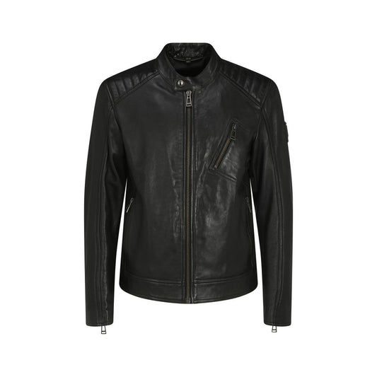 Belstaff Black Leather Jacket