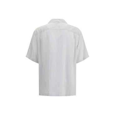 Alexander McQueen White Viscose Pattern Shirt