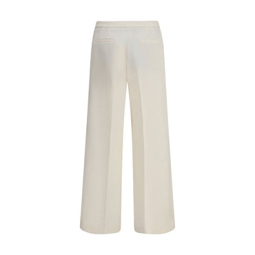 Cruna Cream Polyester Casual Pants