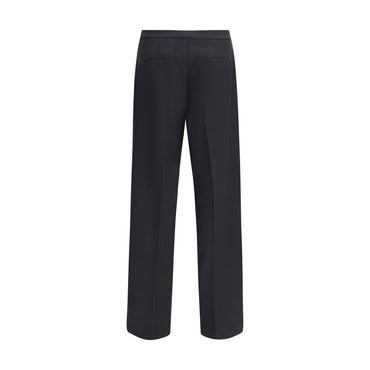 Cruna Black Polyester Casual Pants