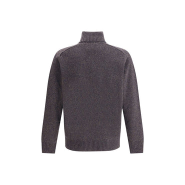 Brooksfield Multicolor Fleece Wool Turtleneck