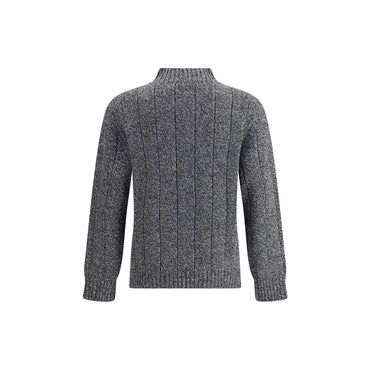 Brooksfield Gray Wool Sweatshirt