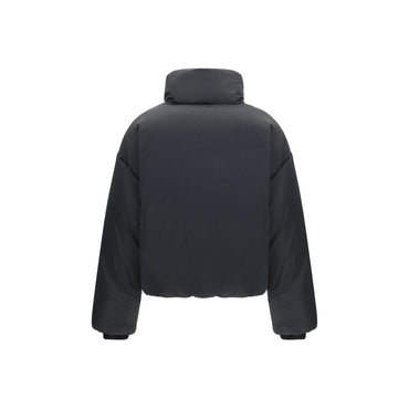 Ami Paris Black Polyamide Full-Length Jacket