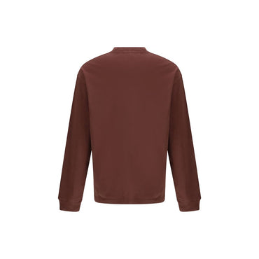 Agolde Bordeaux Cotton Long Sleeve T-Shirt