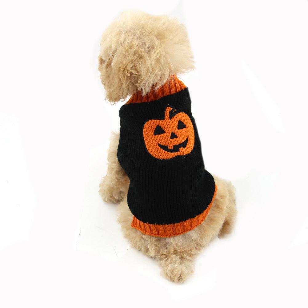 Spooky Pumpkin Pup Sweater