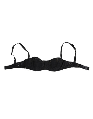Dolce & Gabbana Black Lace Underwire Bra Lingerie Underwear