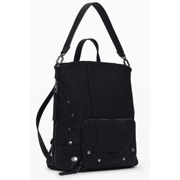 Desigual Black Polyethylene Backpack