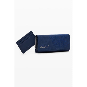 Desigual Blue Polyethylene Wallet