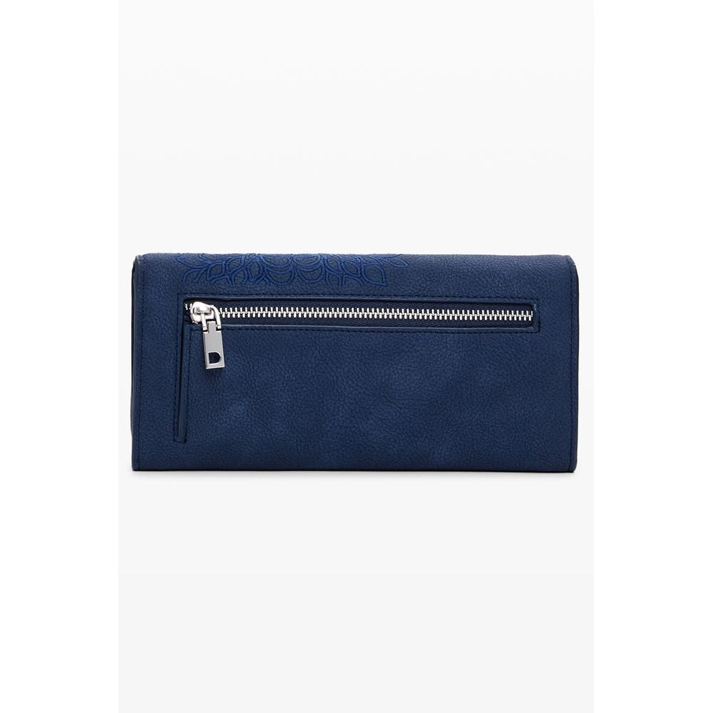 Desigual Blue Polyethylene Wallet