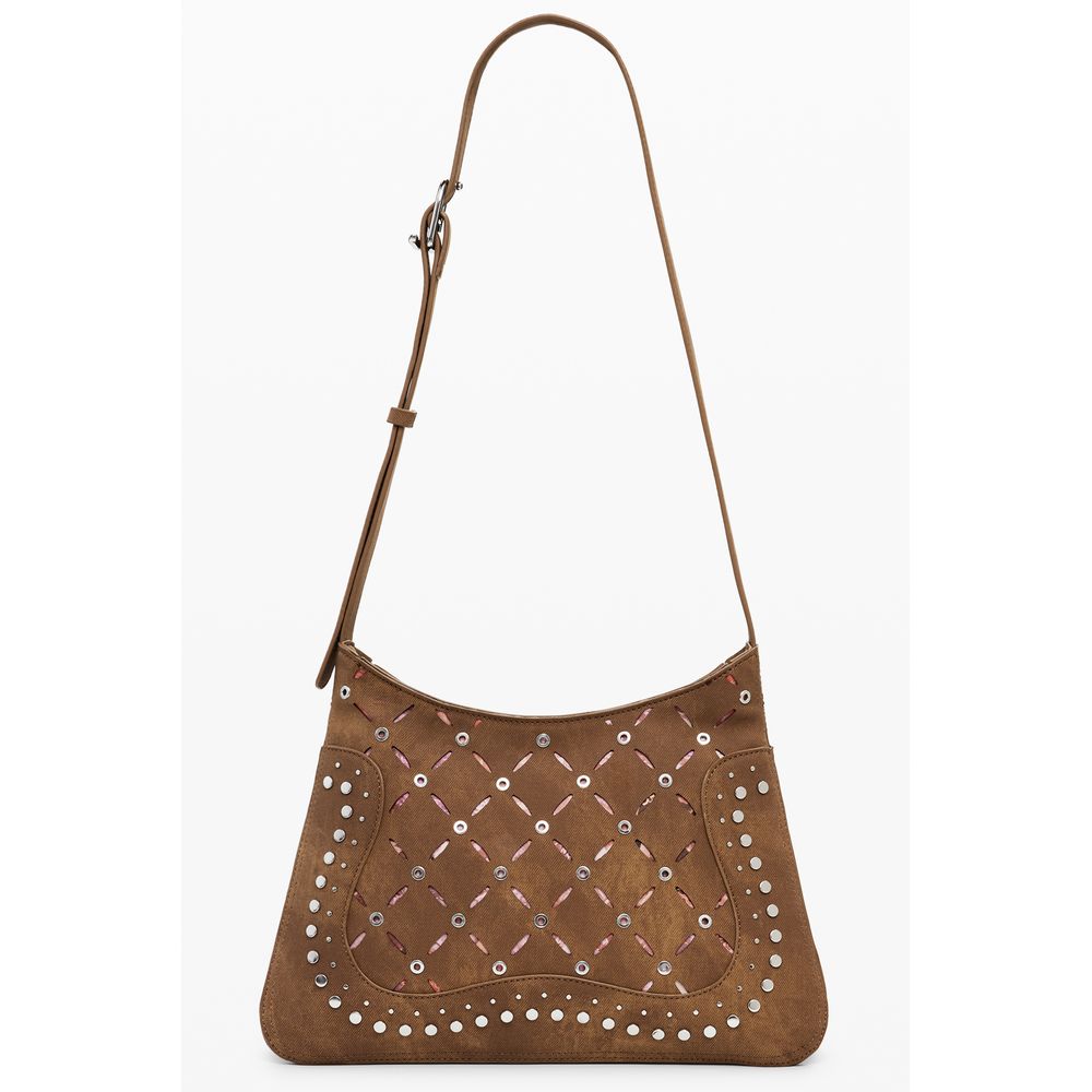 Desigual Brown Polyethylene Handbag