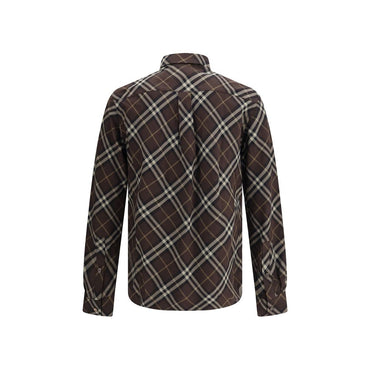 Burberry Brown Cotton Pattern Shirt