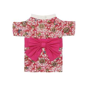Pet Couture: Cherry Blossom Geisha Small Dog And Cat Clothes-1