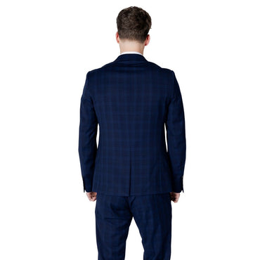 Antony Morato Blue Polyester Blazer