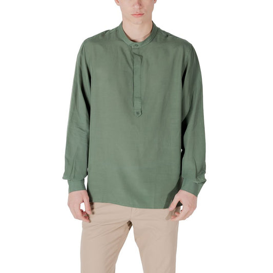 Antony Morato Bicolor Lyocell Shirt