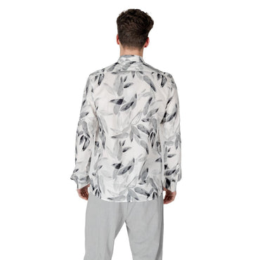 Antony Morato White Viscose Pattern Shirt