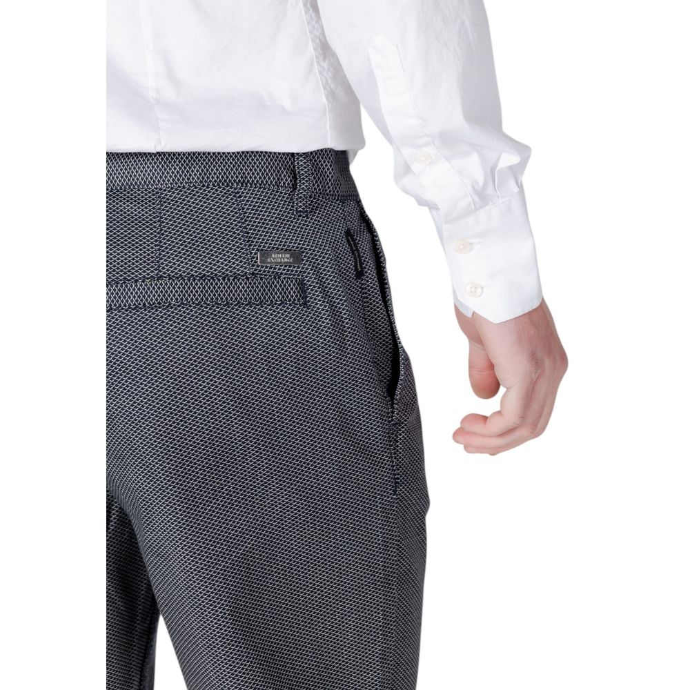 Armani Exchange Blue Cotton Bermuda Shorts