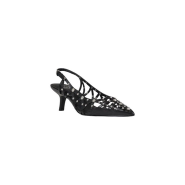 ASH Black Leather High Heel Pumps