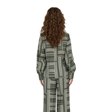 Jacqueline De Yong Green Viscose Blouse