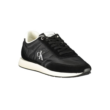 Calvin Klein Black Recycled Polyester Men Sneaker