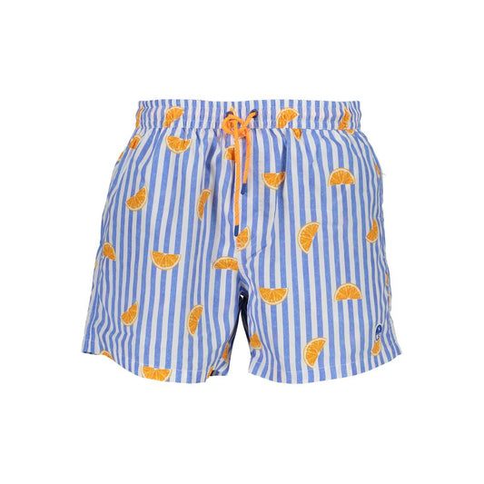 North Sails Blu Polyester Men Swimming Trunk