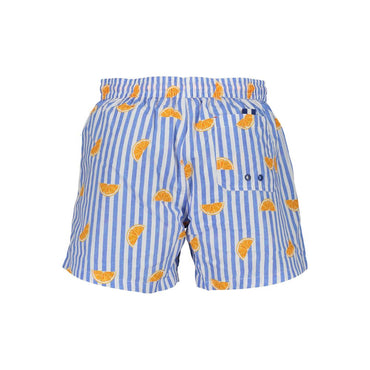 North Sails Blu Polyester Men Swimming Trunk