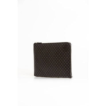 Trussardi Black Leather Men Clutch