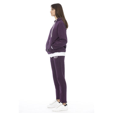 Baldinini Trend Purple Cotton Women Sweater