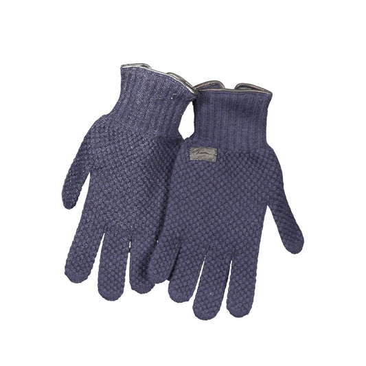 Harmont & Blaine Navy Wool Men's Gloves