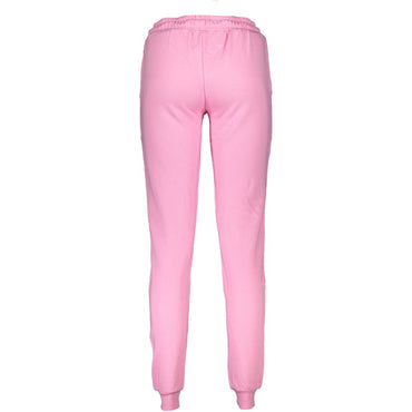 Cavalli Class Pink Cotton Pant