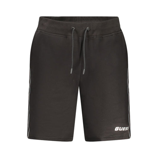 Guess Jeans Black Cotton Men's Track Pant