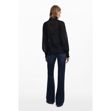 Desigual Nero Polyester Woman Blouse