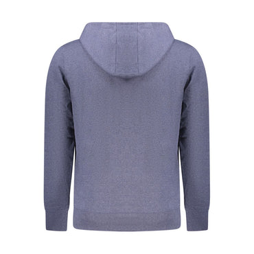 Accademia Militare Blue Cotton Men's Hooded Sweater