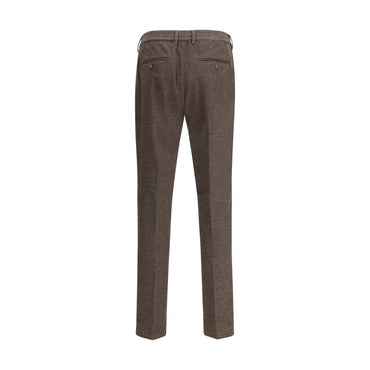 Cruna Brown Cotton Casual Pants