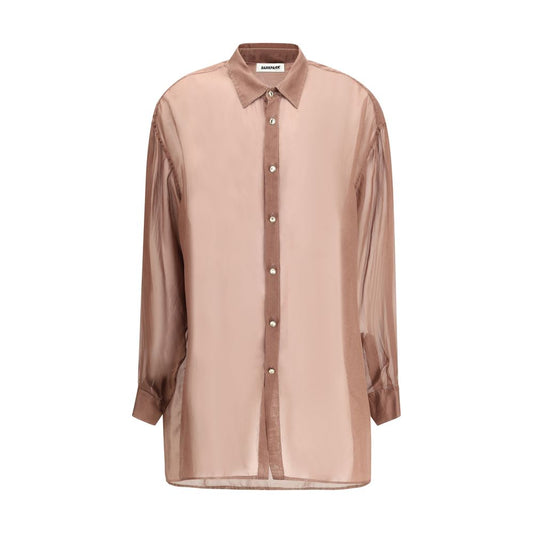 Darkpark Bordeaux Silk Blouse