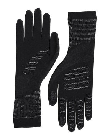 Dolce & Gabbana Black DG Logo Cotton Hands Mitten Men Gloves