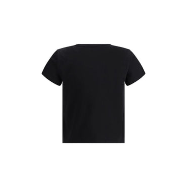 Alexander Wang Black Cotton T-Shirt