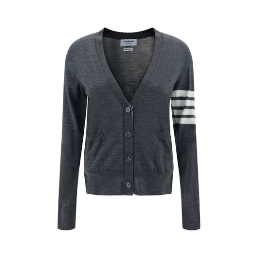 Thom Browne Gray Merino Wool Polo Shirt