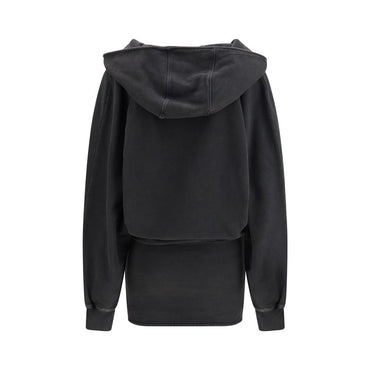 The Attico Black Cotton Casual Dress