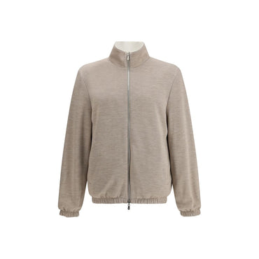 Brunello Cucinelli White Polyamide Full-Length Jacket