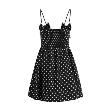 Ganni Multicolor Recycled Polyester Casual Dress