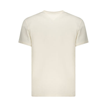 Tommy Hilfiger Bianco Cotton Mens T-Shirt