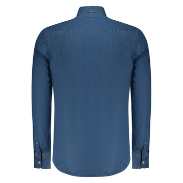 North Sails Blue Cotton Men Shirt