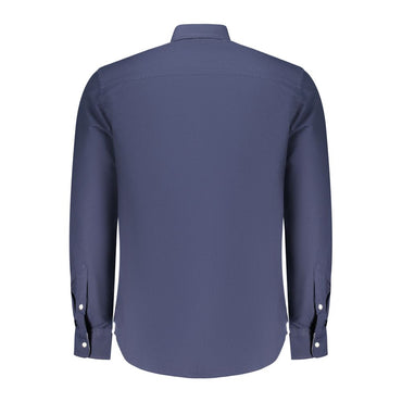 North Sails Blu Cotton Men Shirt