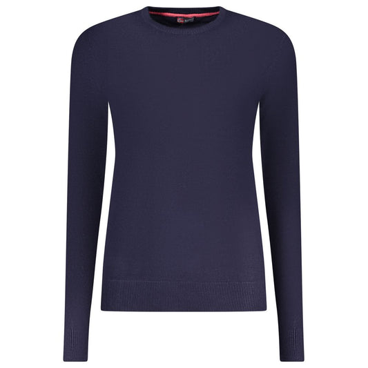 Norway 1963 Blu Viscose Donna Maglia