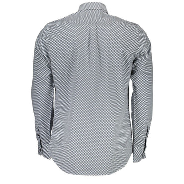 Harmont & Blaine Blue Cotton Pattern Shirt