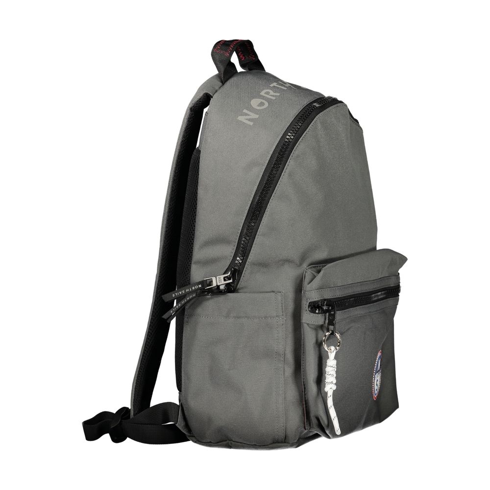North Sails Grigio Polyester Men Backpack