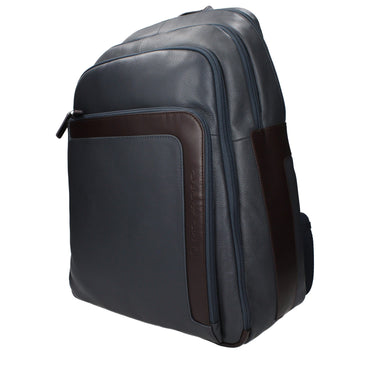 Piquadro Gray Leather Backpack