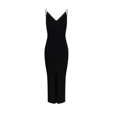 Versace Black Viscose Casual Dress