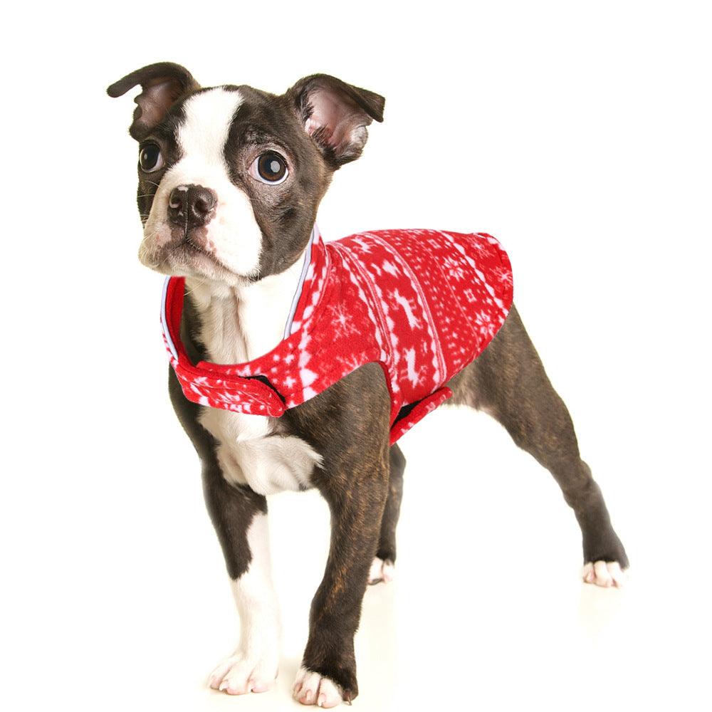 Festive Furry Friends Sweater: Christmas Pet Clothing For Small Dogs And Puppies-3