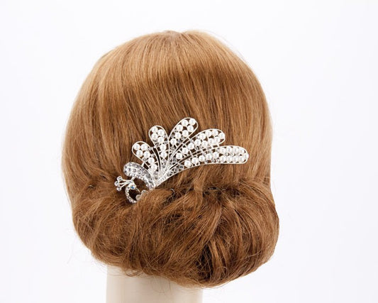 Bridal hair comb headpiece buy online in Australia BR05-0